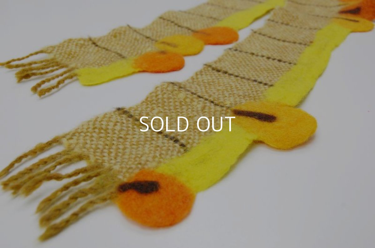 画像2: マフラー [2037]　イエロー小 (2)