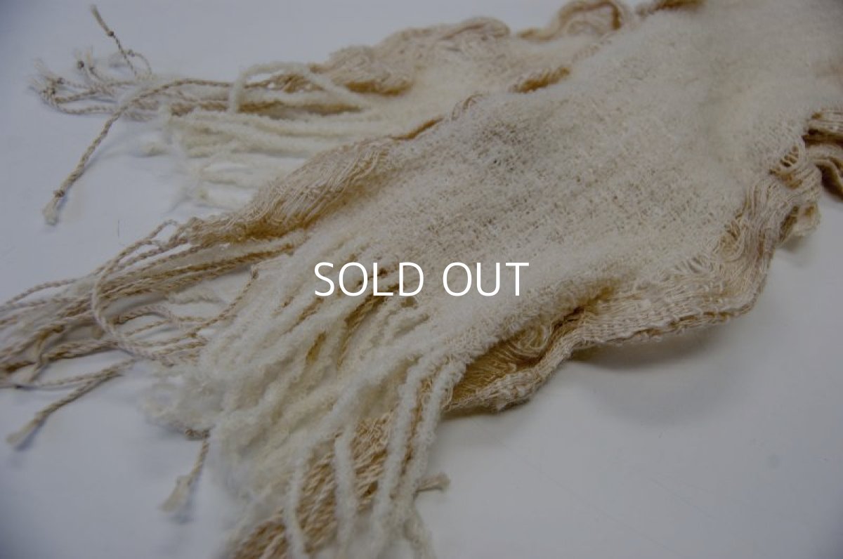 画像2: ウールショール[KUMON-20-A] (2)