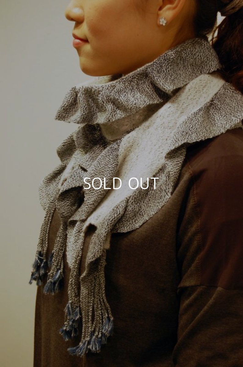 画像4: ウールショール[KUMON-20-B] (4)