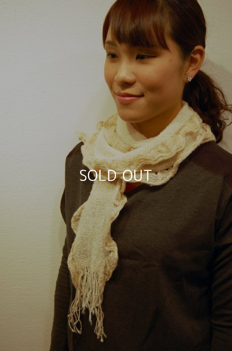 画像3: ウールショール[KUMON-20-A] (3)