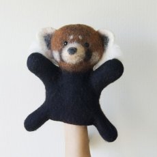 画像1: Red Panda　レッサーパンダのパペット人形 (1)