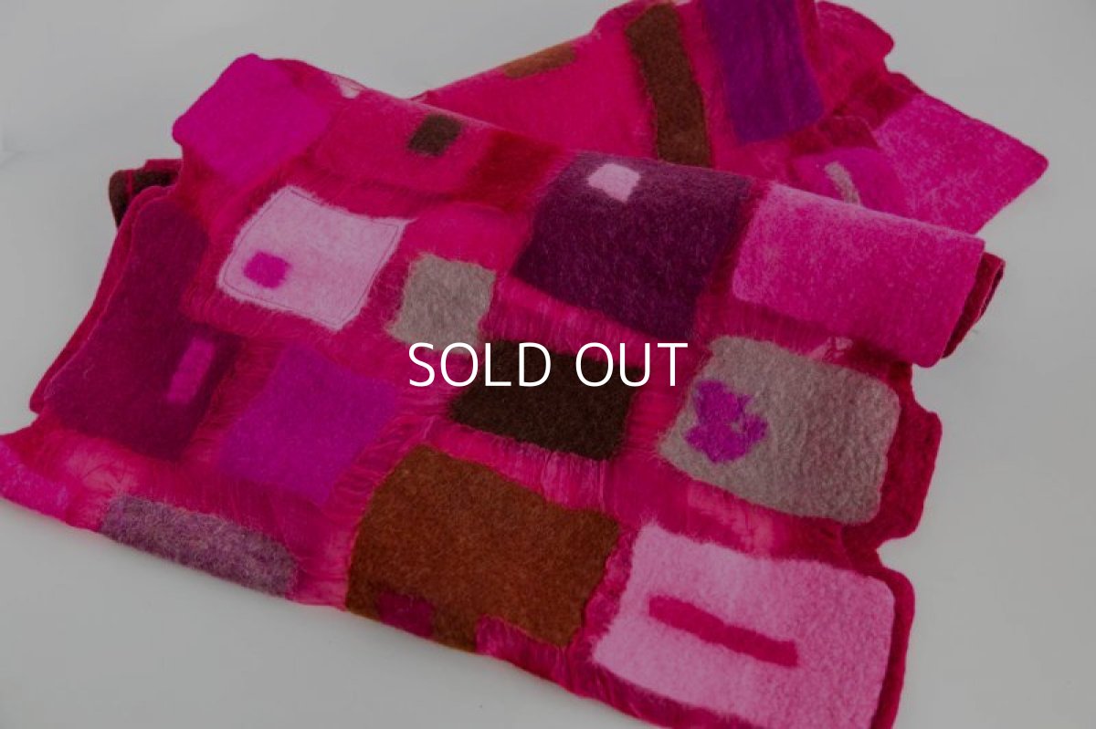 画像2: ブロックストール(えんじピンク) (2)