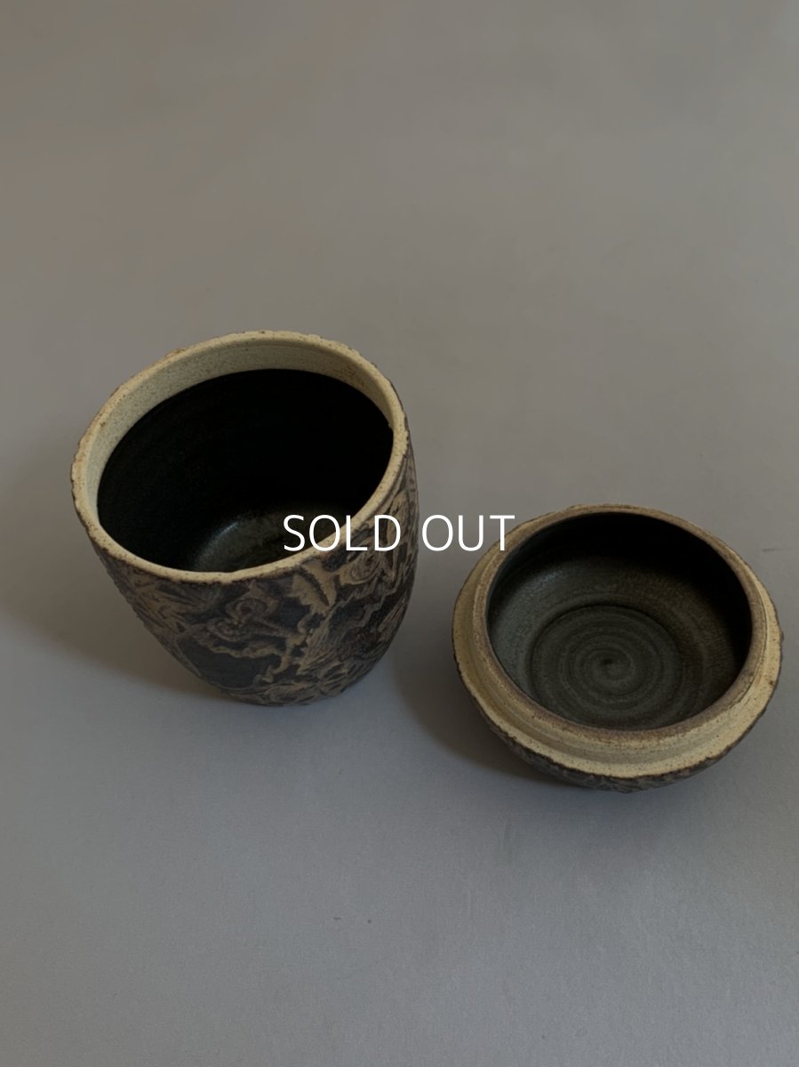 画像3: 茶器　フクロウ（木のふた付） (3)