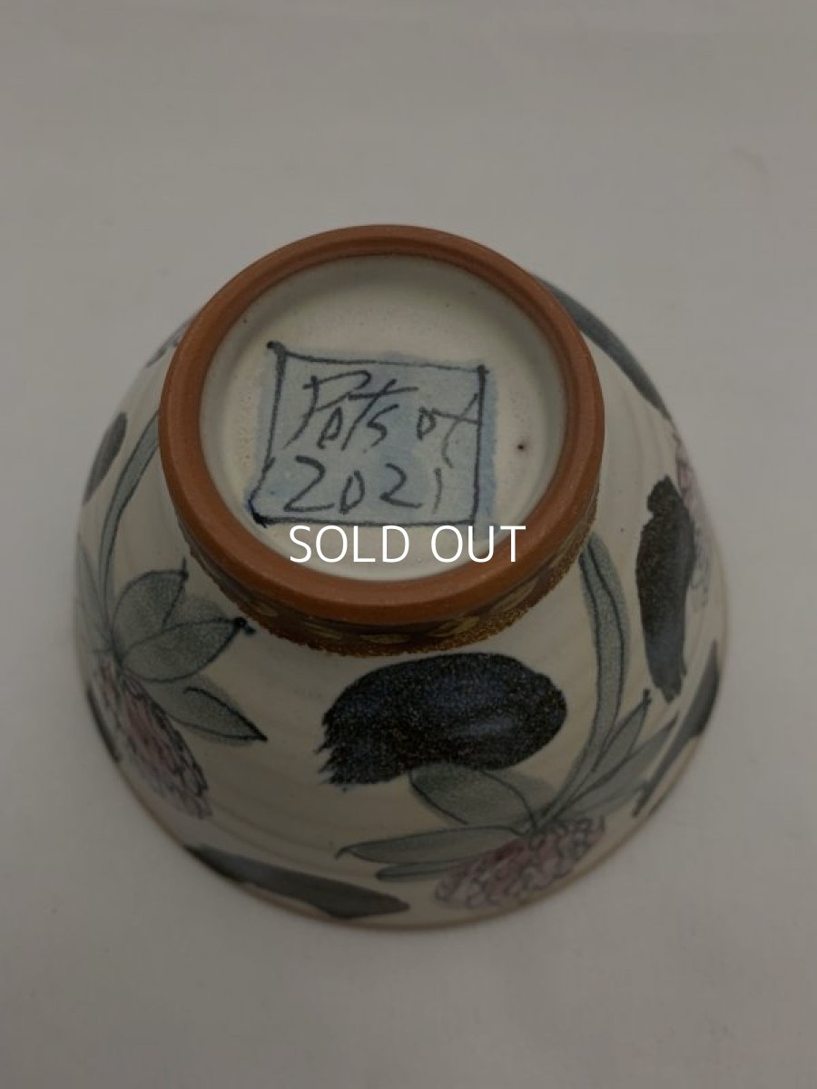 画像3: 花絵ご飯茶碗 (3)