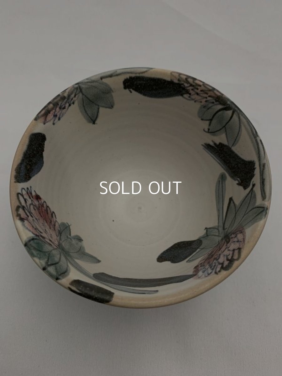 画像2: 花絵ご飯茶碗 (2)