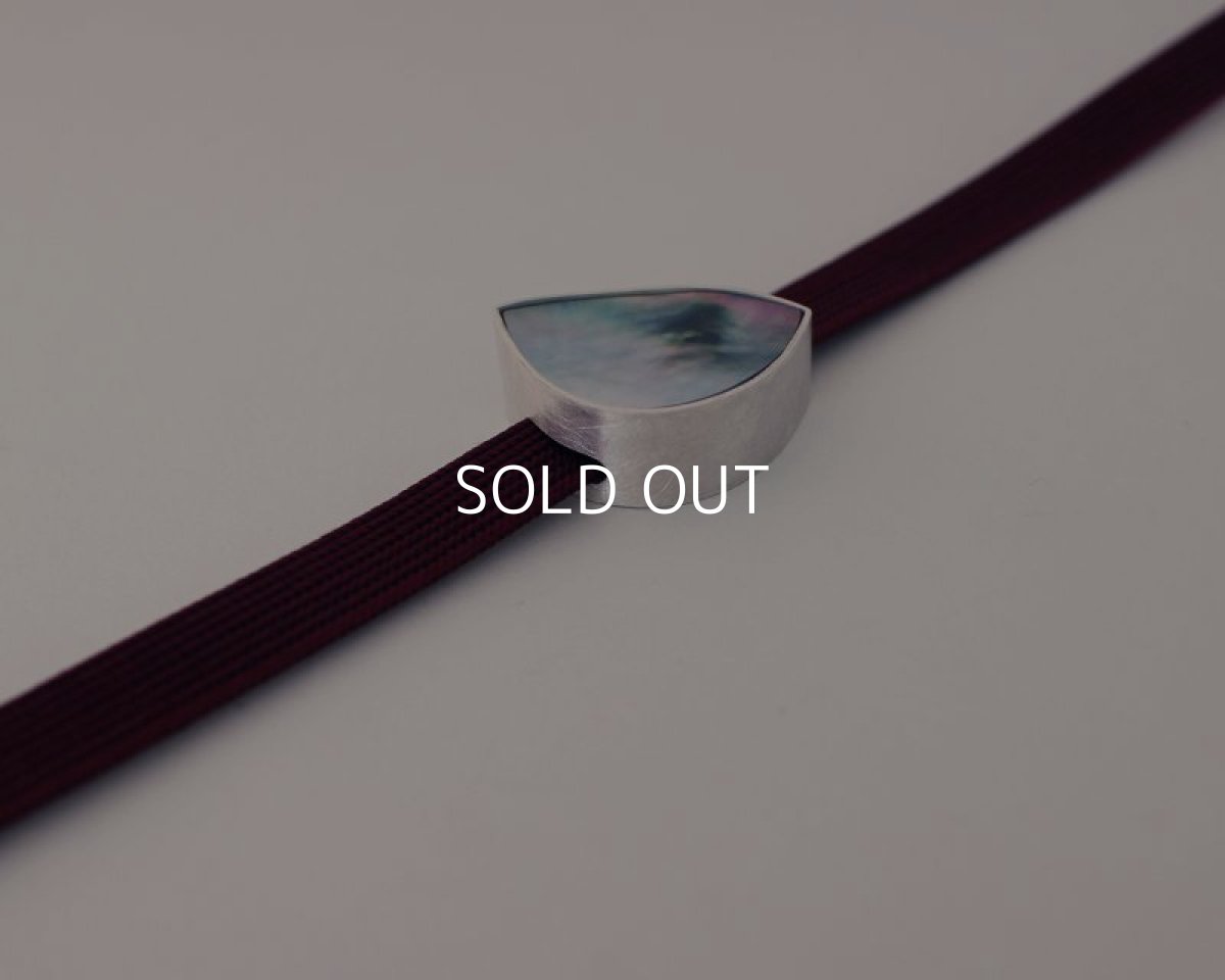 画像2: 黒蝶貝の帯留(三分紐用) (2)