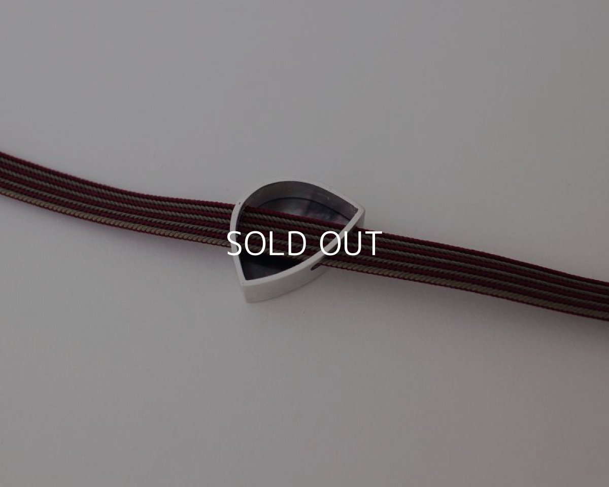 画像3: 黒蝶貝の帯留(三分紐用) (3)