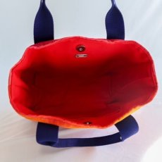 画像2: ピンタック織パッチトートバッグ M (2)