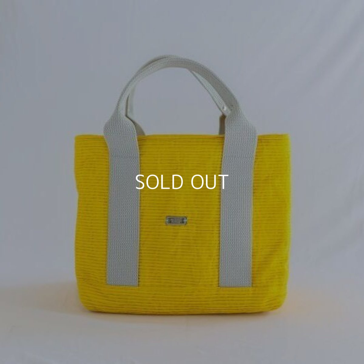 画像1: ピンタック織トートバッグ M (1)