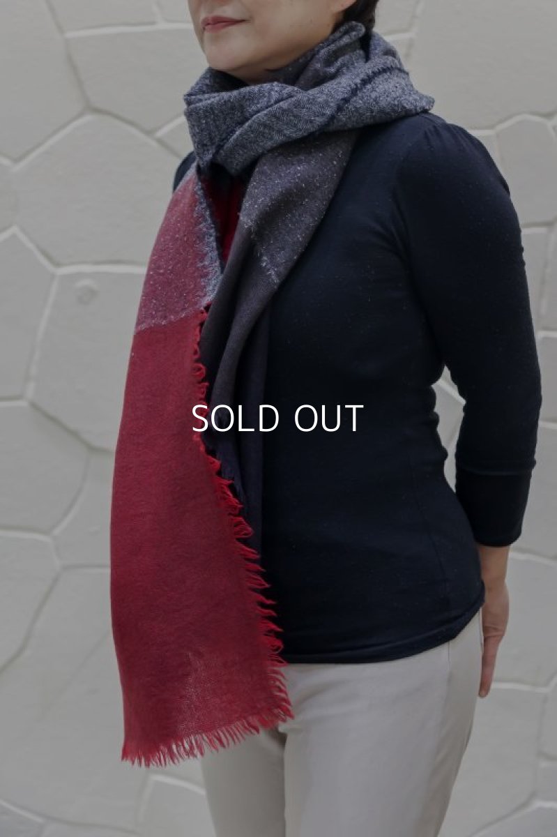 画像2: ストライプ トリコ マフラー　 (2)