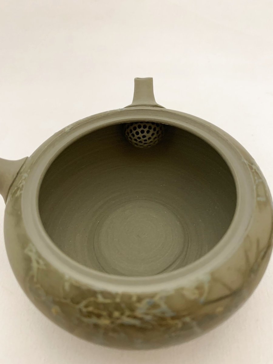 画像3: 青泥藻焼急須（小平丸） (3)