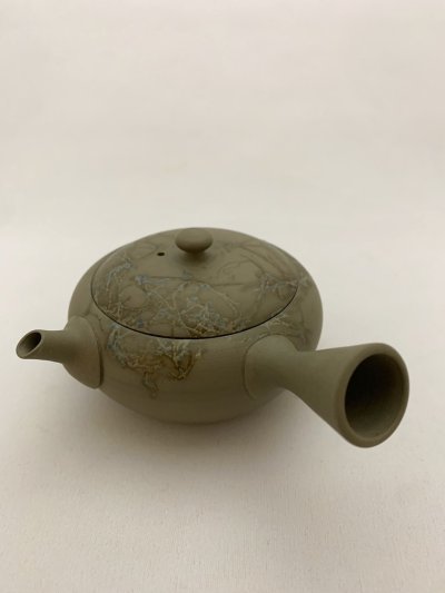 画像1: 青泥藻焼急須（小平丸）