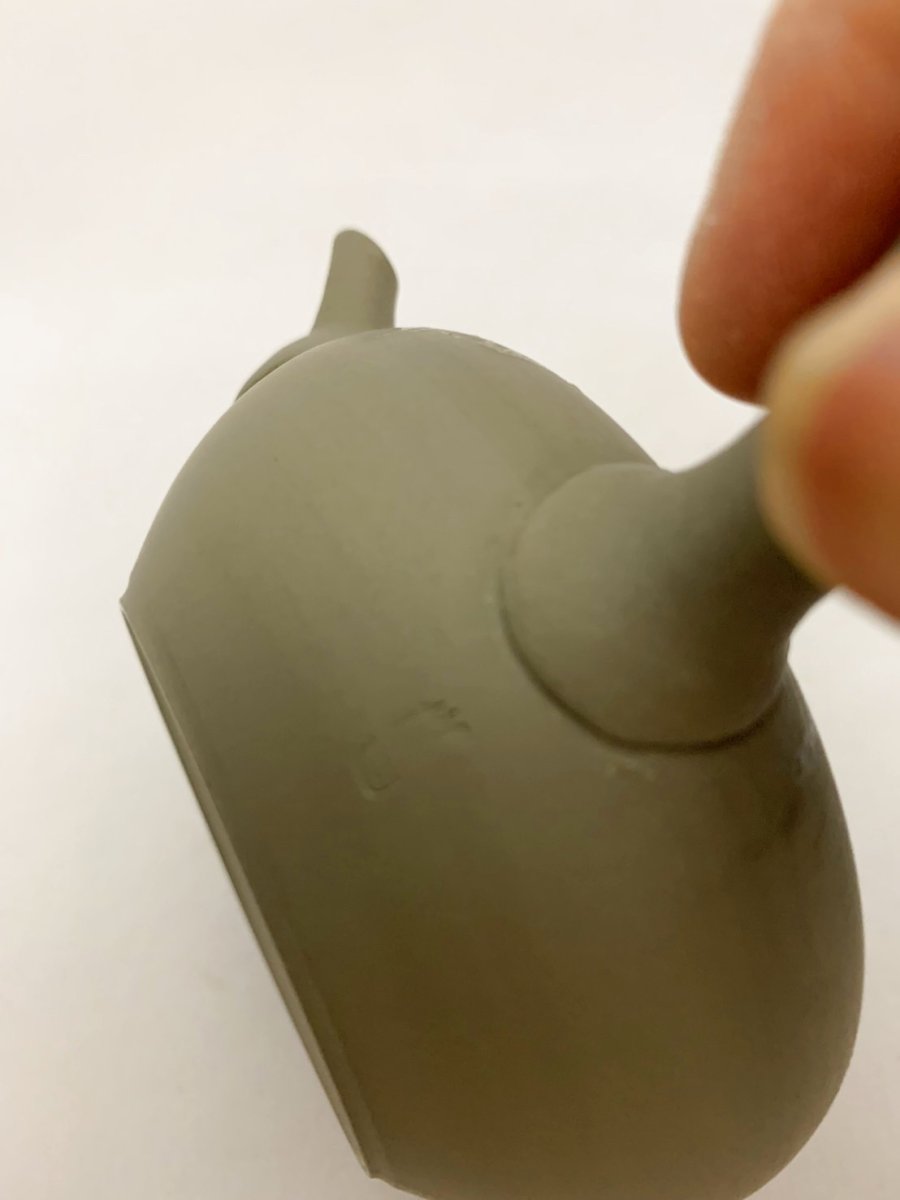 画像4: 青泥藻焼急須（小平丸） (4)