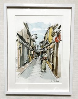 うさぎ　木版画　加藤東一筆　鵜　金閣寺壁画素描　額装　C　R4633C 版画・絵画 (Page 1)