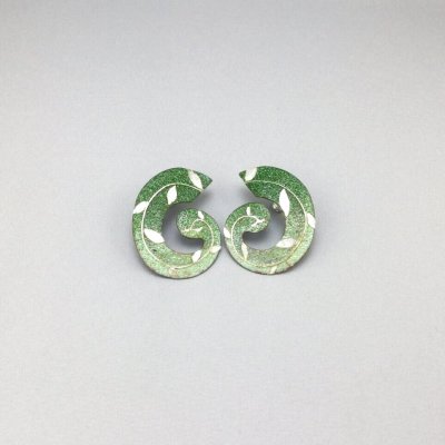 画像1: Earring  (small life) green