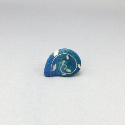 画像1: Brooch&Pendant (small life) blue