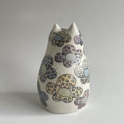 画像3: ミミズクのフィギュリン（花・大）