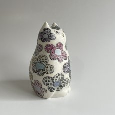 画像4: ミミズクのフィギュリン（花・大） (4)
