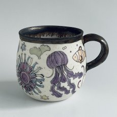 画像1: マグカップ（海・くらげ） (1)