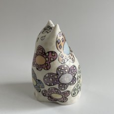 画像2: ミミズクのフィギュリン（花・小） (2)