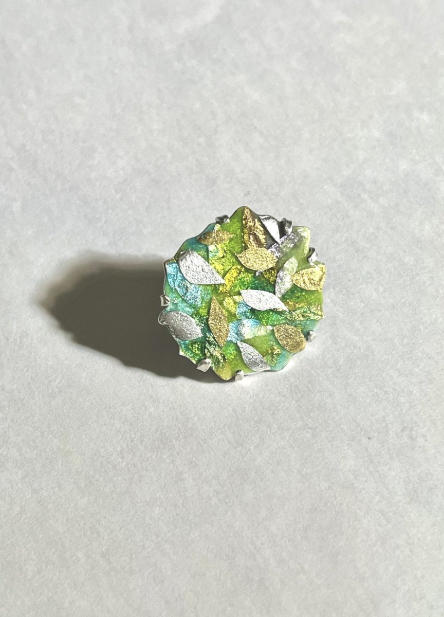 画像1: 翠光　ピンブローチ (1)