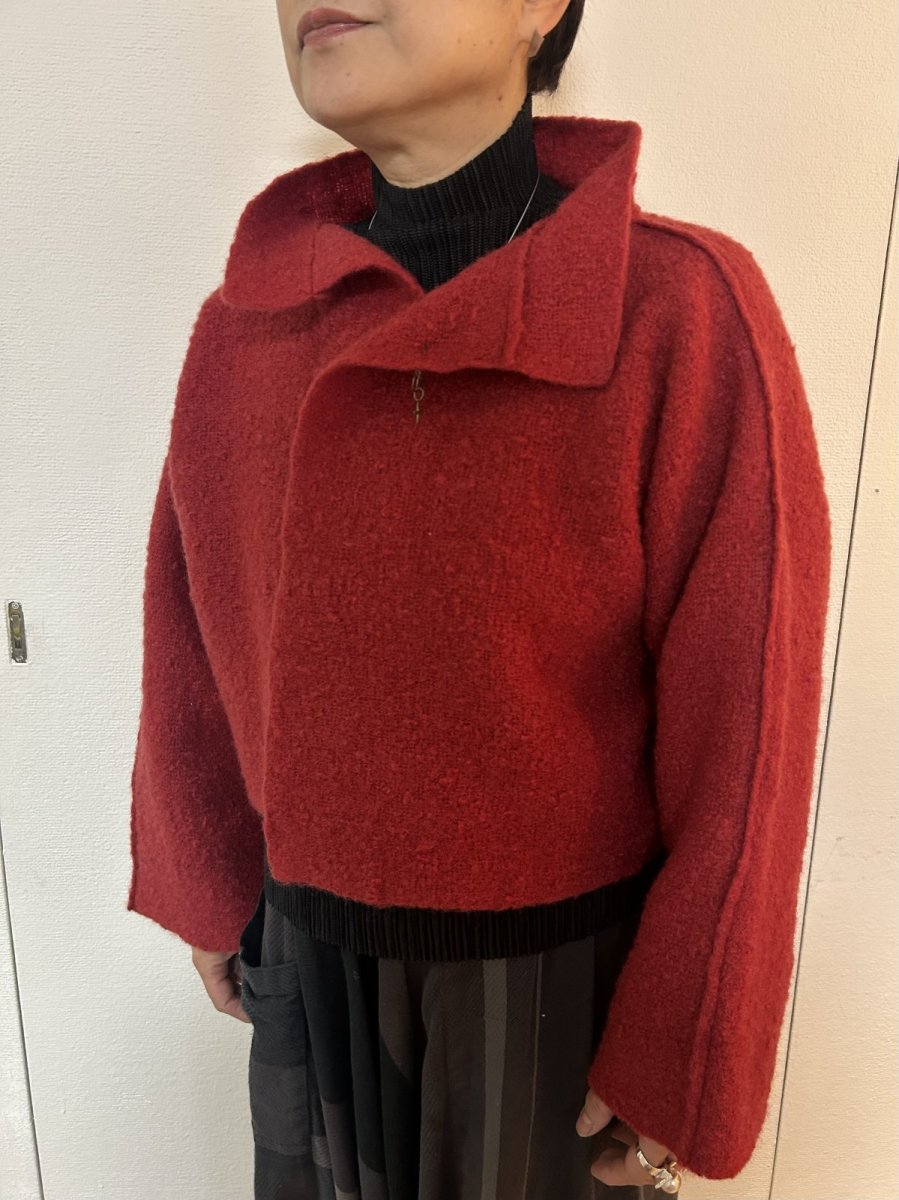 画像2: ショートジャケット（レッド） (2)