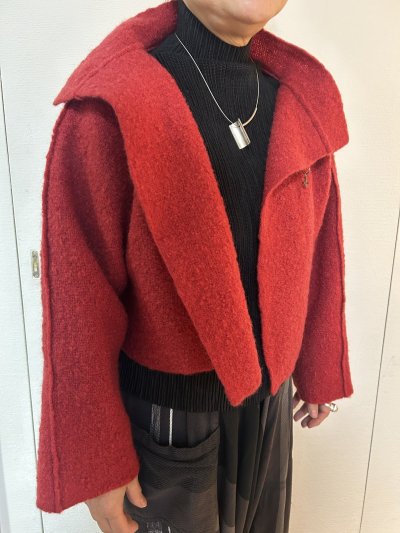 画像1: ショートジャケット(レッド)