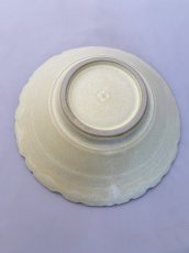 画像3: バニラ輪花鉢（リーフ） (3)