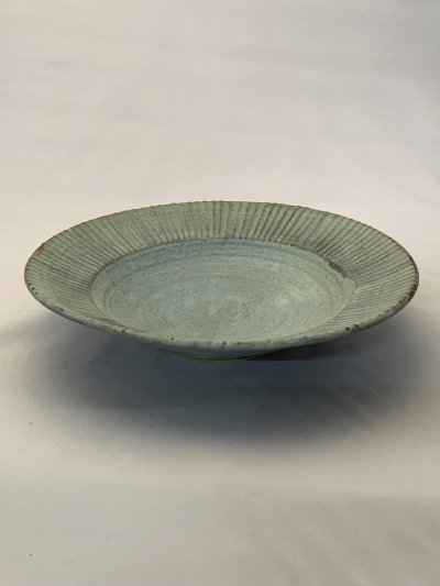 画像1: 線文リブ中鉢(青)