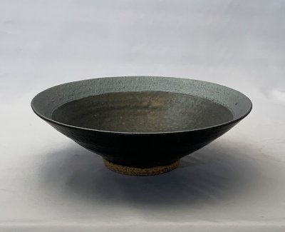 画像1: 鉄ふち黒い鉢(大)