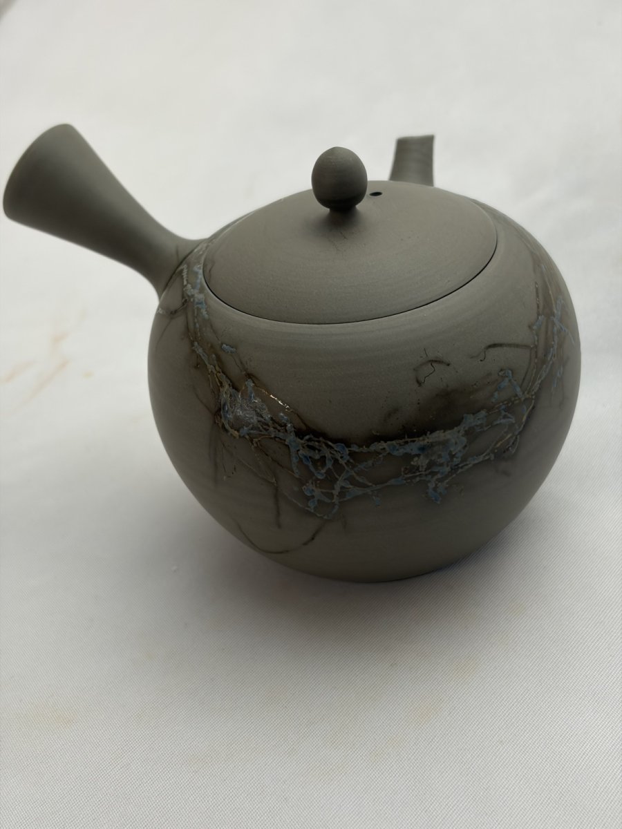 画像5: 青泥藻焼急須 (5)