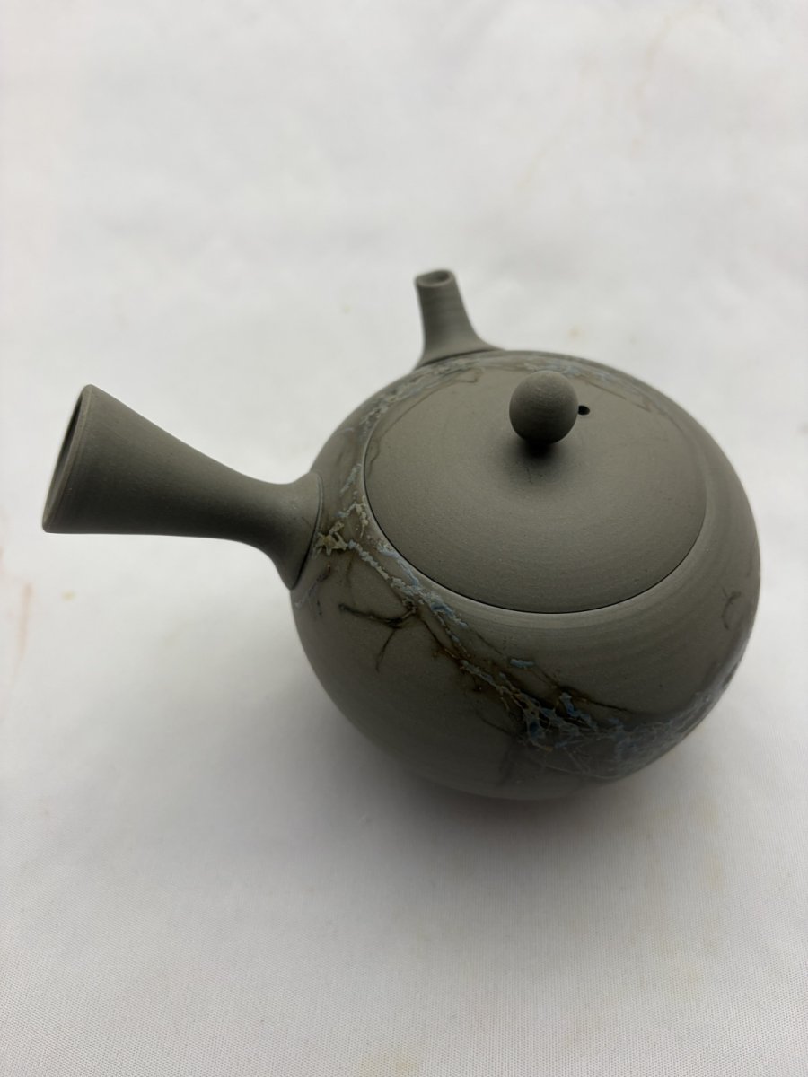 画像4: 青泥藻焼急須 (4)