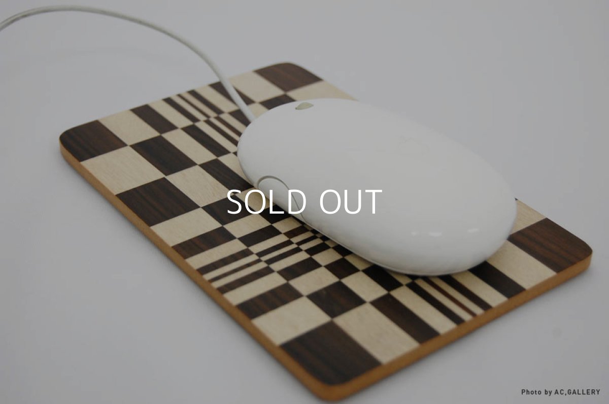 画像3: マウスパッド 変わり市松（白） (3)