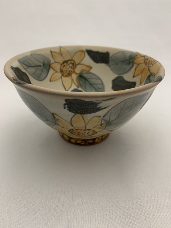 花絵ご飯茶碗